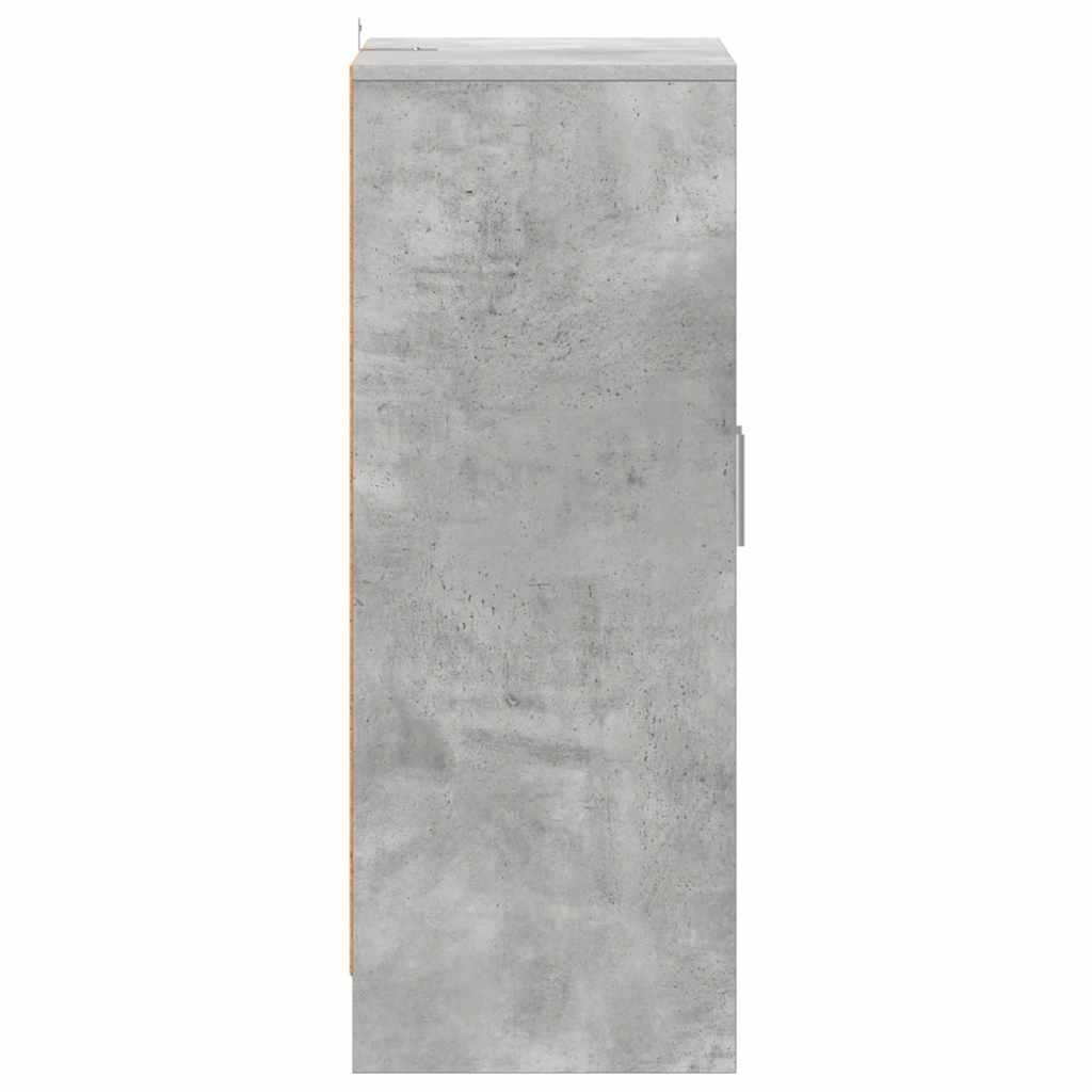 Schuhschrank Betongrau 60x35x92 cm Holzwerkstoff